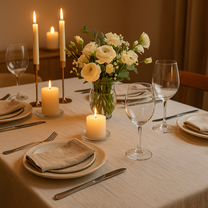 Arrangements für das Abendessen – Tipps für ein stilvolles und gemütliches Esserlebnis