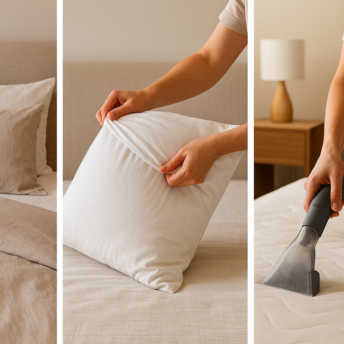 Bettwäsche, Kissen und Matratze richtig reinigen und pflegen