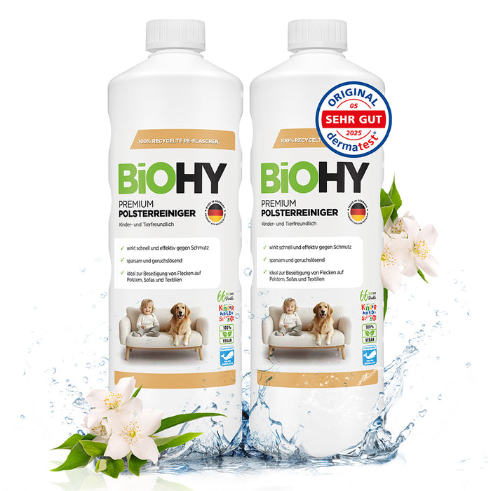 BiOHY Premium nettoyant pour meubles rembourrés, nettoyant pour textiles, nettoyant pour meubles rembourrés, nettoyant pour canapés