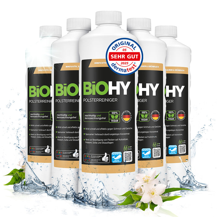 BiOHY nettoyant pour meubles rembourrés, nettoyant pour textiles, nettoyant pour meubles rembourrés, nettoyant pour canapés
