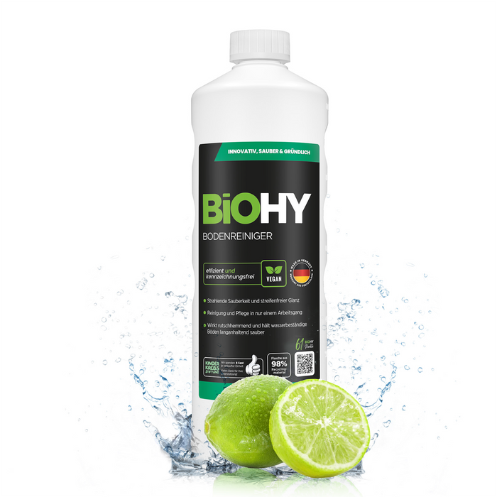 BiOHY nettoyant pour sols, nettoyant pour sols, nettoyant non moussant pour sols, concentré bio