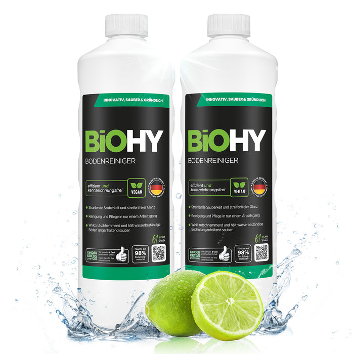 BiOHY nettoyant pour sols, nettoyant pour sols, nettoyant non moussant pour sols, concentré bio