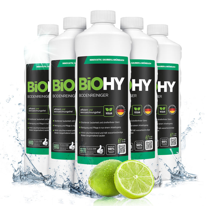BiOHY nettoyant pour sols, nettoyant pour sols, nettoyant non moussant pour sols, concentré bio