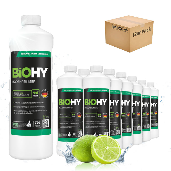 BiOHY nettoyant pour sols, nettoyant pour sols, nettoyant non moussant pour sols, concentré bio