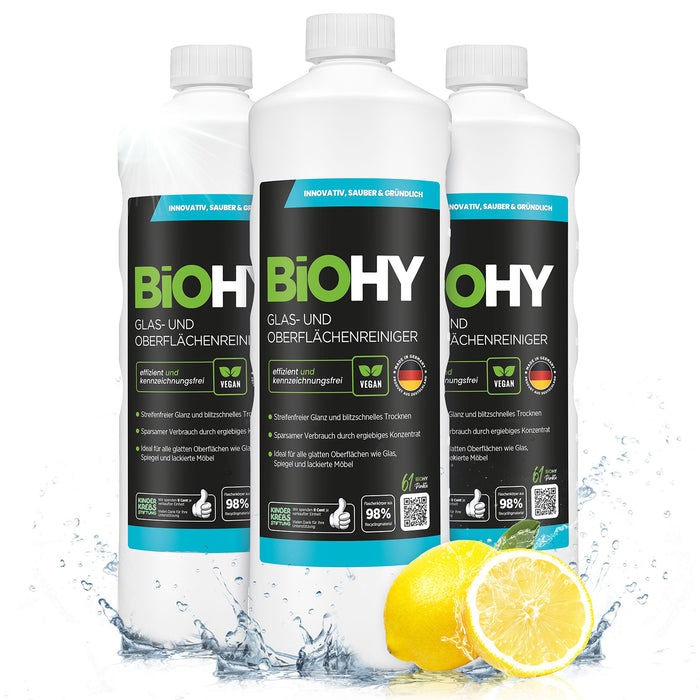 BiOHY Glas- und Oberflächenreiniger