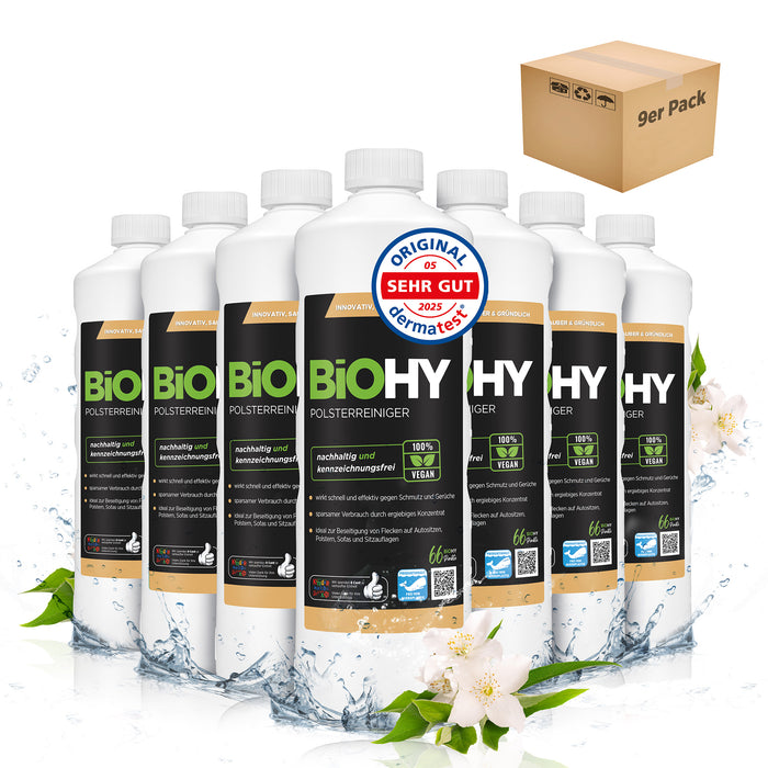 BiOHY nettoyant pour meubles rembourrés, nettoyant pour textiles, nettoyant pour meubles rembourrés, nettoyant pour canapés