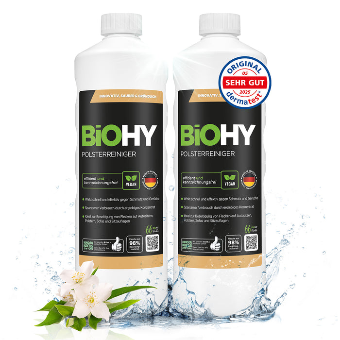 BiOHY nettoyant pour meubles rembourrés, nettoyant pour textiles, nettoyant pour meubles rembourrés, nettoyant pour canapés