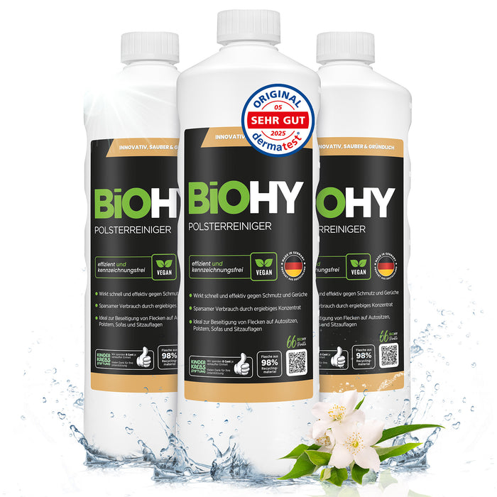 BiOHY nettoyant pour meubles rembourrés, nettoyant pour textiles, nettoyant pour meubles rembourrés, nettoyant pour canapés