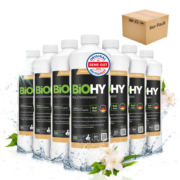 BiOHY nettoyant pour meubles rembourrés, nettoyant pour textiles, nettoyant pour meubles rembourrés, nettoyant pour canapés