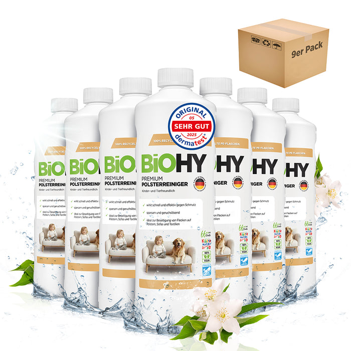BiOHY Premium nettoyant pour meubles rembourrés, nettoyant pour textiles, nettoyant pour meubles rembourrés, nettoyant pour canapés