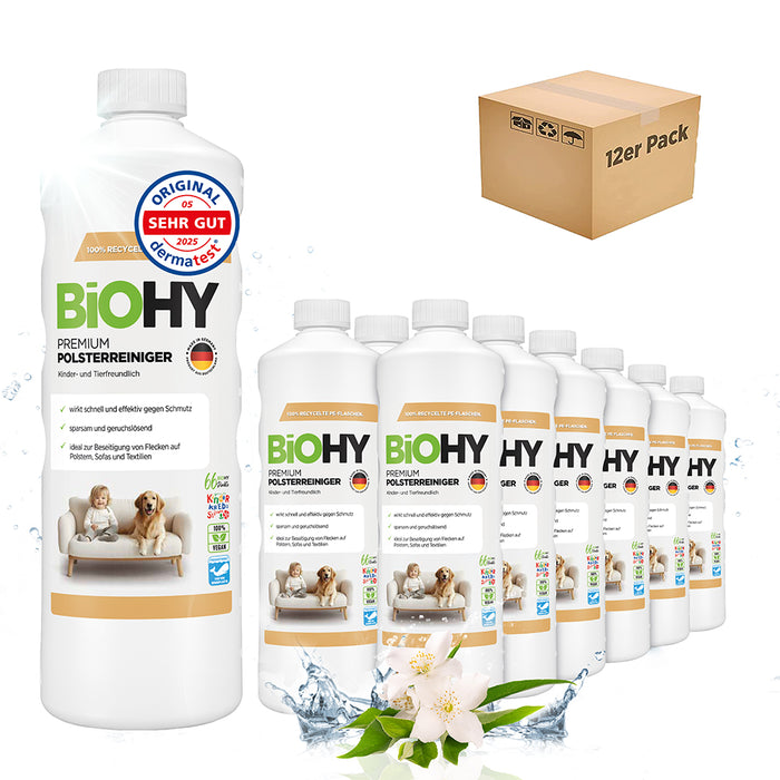 BiOHY Premium nettoyant pour meubles rembourrés, nettoyant pour textiles, nettoyant pour meubles rembourrés, nettoyant pour canapés