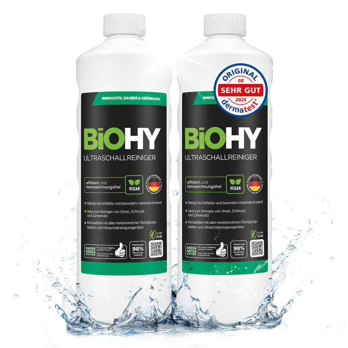 BiOHY Nettoyeur à ultrasons, Nettoyeur de bain à ultrasons, Nettoyeur pour appareil à ultrasons