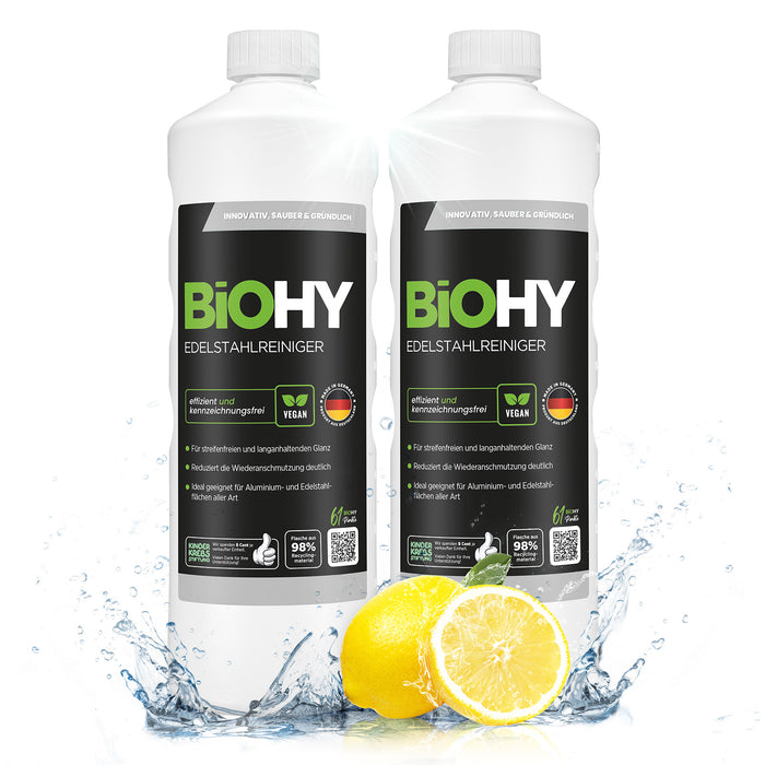 BiOHY nettoyant inox, nettoyant inox spray, produit d'entretien inox, produit de nettoyage inox