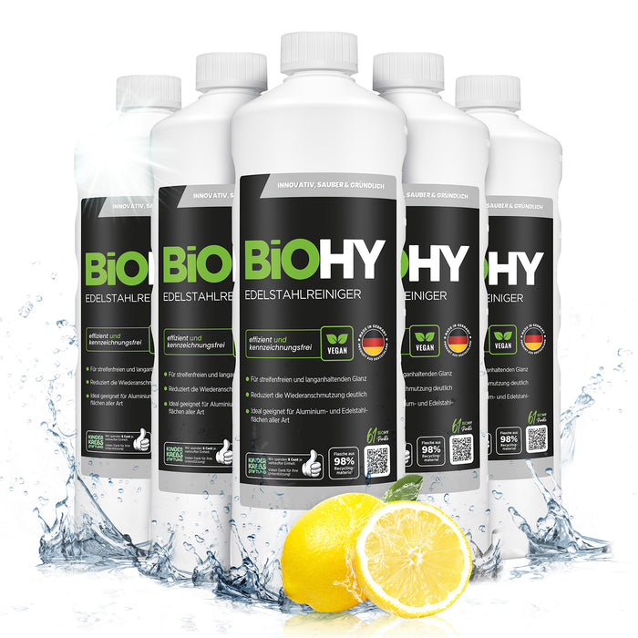 BiOHY nettoyant inox, nettoyant inox spray, produit d'entretien inox, produit de nettoyage inox