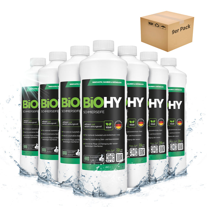 BiOHY Schmierseife – umweltfreundlich, vegan & Made in Germany (Bio-Konzentrat & vegan)