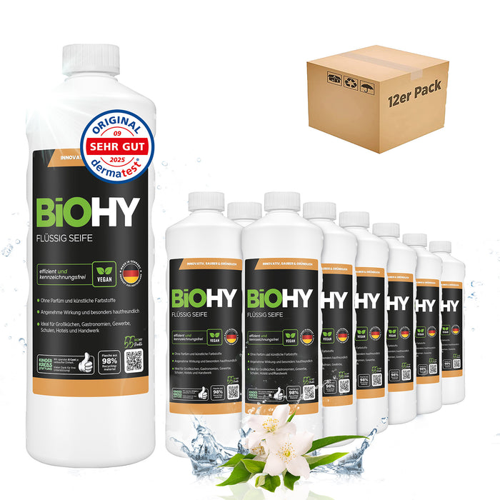 BiOHY Flüssig Seife – umweltfreundlich, vegan & Made in Germany (im Einsatz)