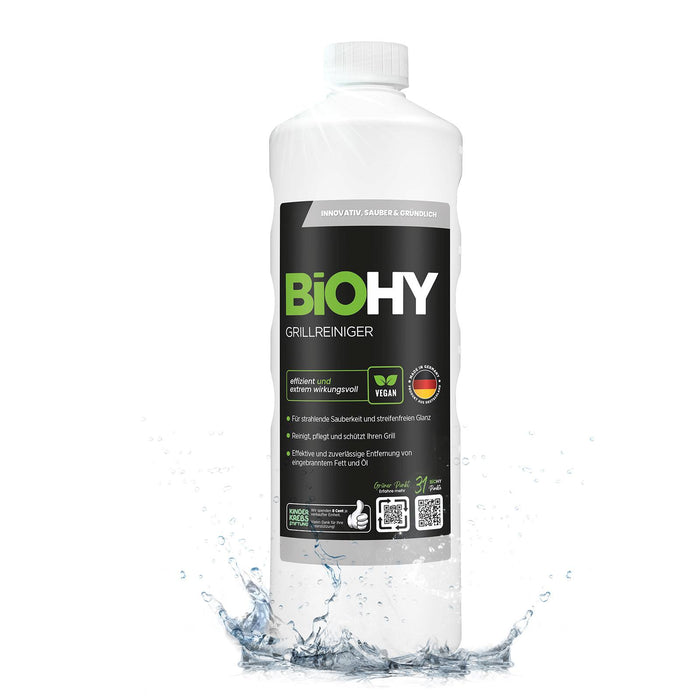 BiOHY grill cleaner, gas grill cleaner, BBQ cleaner, grill grate cleaner