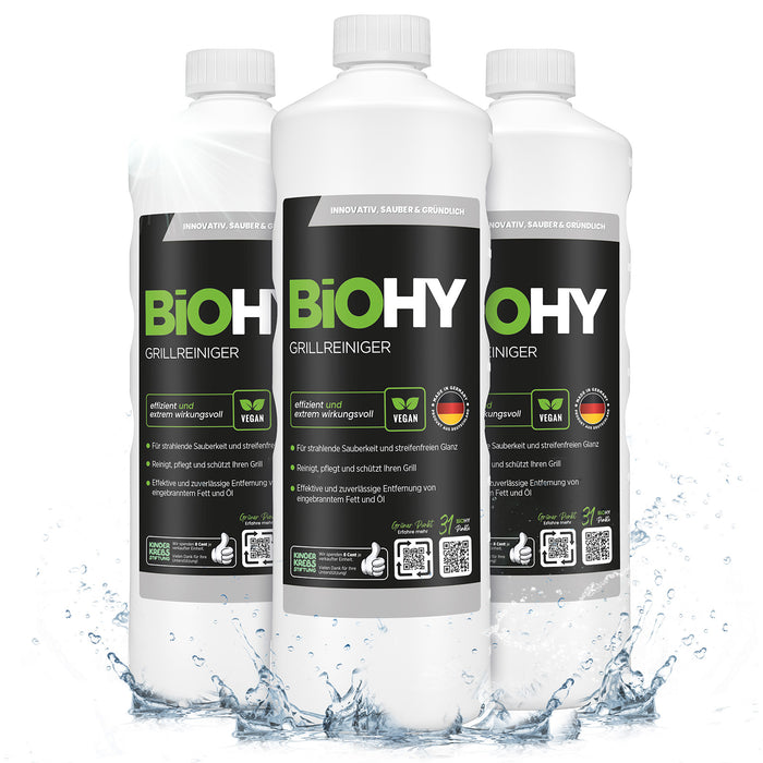 BiOHY grill cleaner, gas grill cleaner, BBQ cleaner, grill grate cleaner