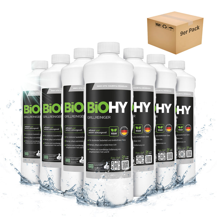 BiOHY grill cleaner, gas grill cleaner, BBQ cleaner, grill grate cleaner