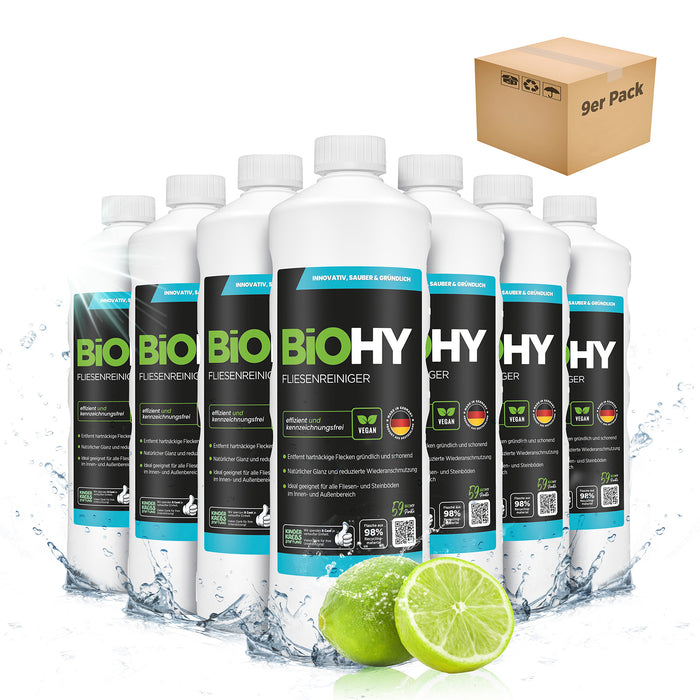 BiOHY Fliesenreiniger – umweltfreundlich, vegan & Made in Germany (Bio-Konzentrat & vegan)