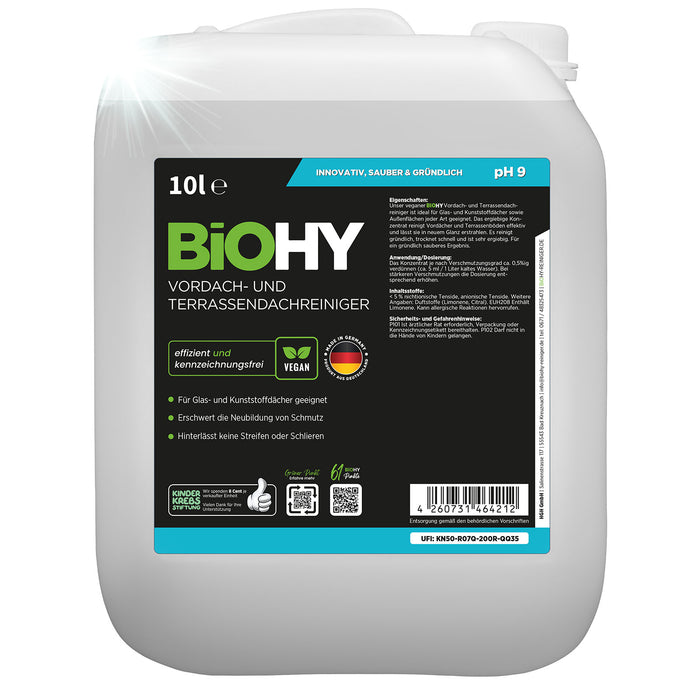 BiOHY Vordach- und Terrassendachreiniger