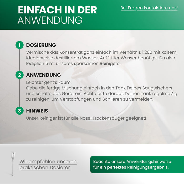 BiOHY Bodenreiniger für Waschsauger & Saugwischer mit Frühlingsduft
