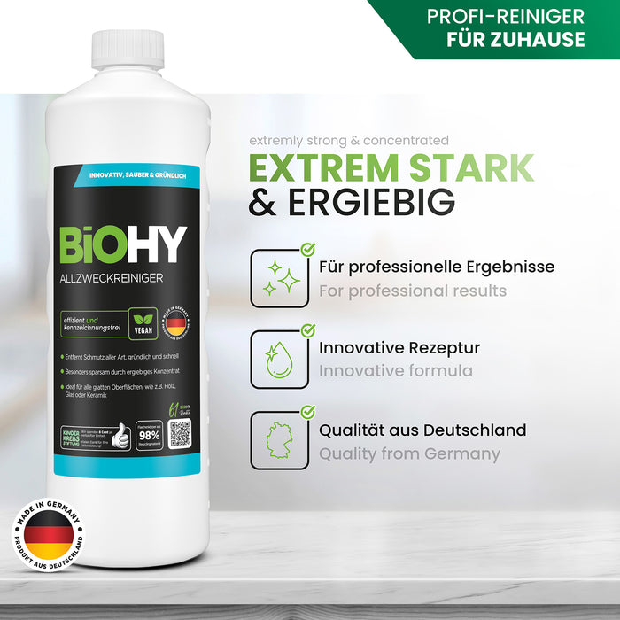 BiOHY nettoyant universel, nettoyant tout, nettoyant universel, bio concentré