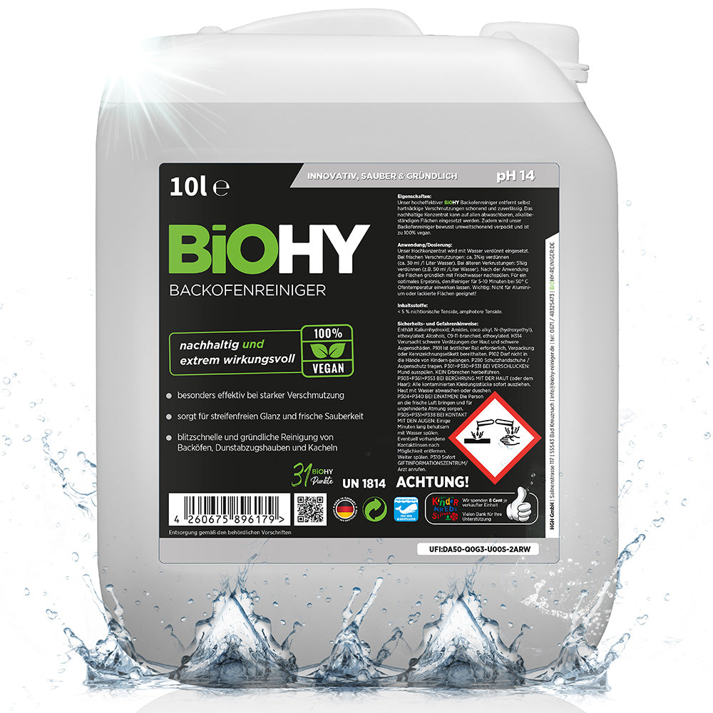 BiOHY oven cleaner, oven spray, oven cleaner, degreaser