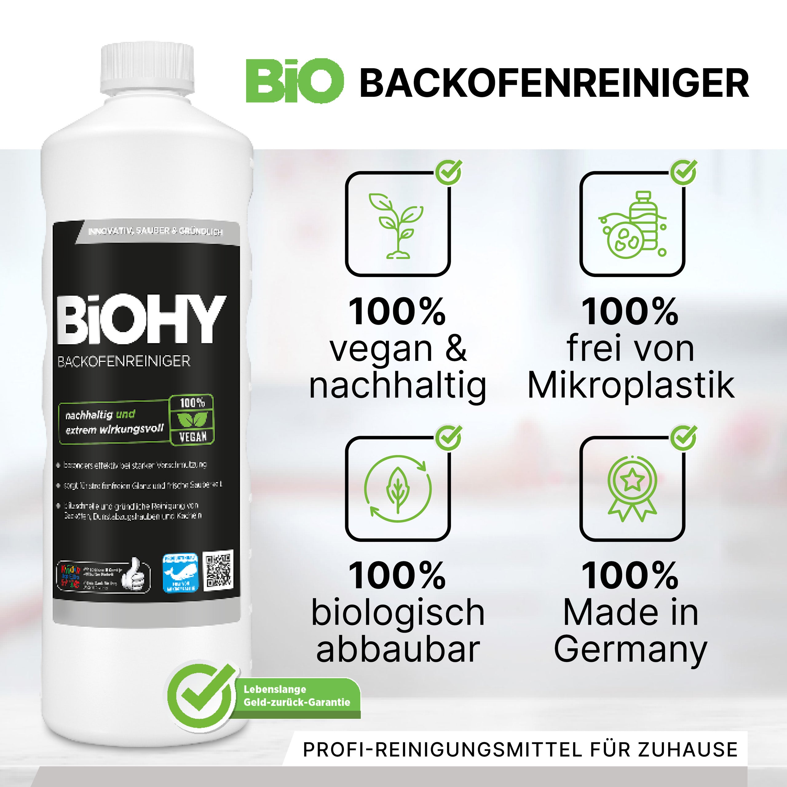 BiOHY nettoyant pour four, spray pour four, nettoyant pour four, dégraissant