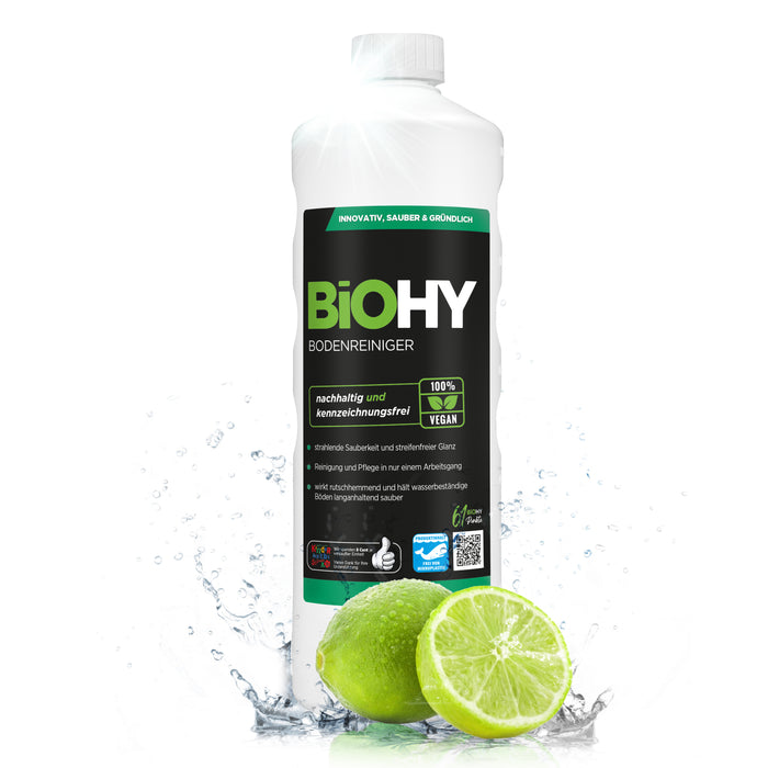 BiOHY nettoyant pour sols, nettoyant pour sols, nettoyant non moussant pour sols, concentré bio
