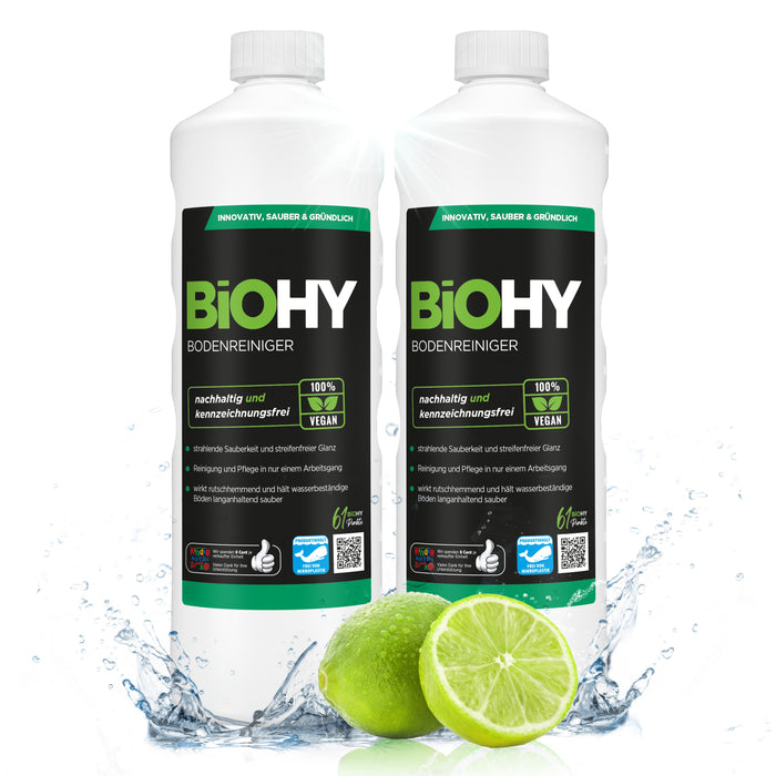 BiOHY nettoyant pour sols, nettoyant pour sols, nettoyant non moussant pour sols, concentré bio