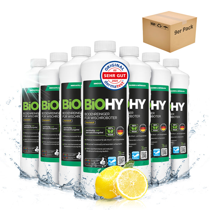 BiOHY Nettoyant sols pour robots de nettoyage, Nettoyant bio, Entretien des sols, Nettoyant sols non moussant