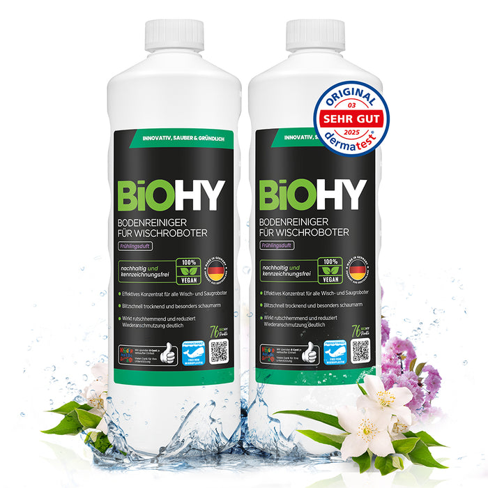 BiOHY Nettoyant sols pour robots de nettoyage, Nettoyant bio, Entretien des sols, Nettoyant sols non moussant