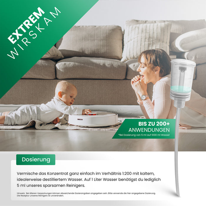 BiOHY Nettoyant sols pour robots de nettoyage, Nettoyant bio, Entretien des sols, Nettoyant sols non moussant