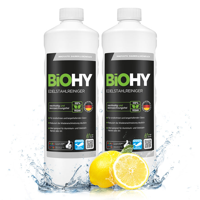 BiOHY nettoyant inox, nettoyant inox spray, produit d'entretien inox, produit de nettoyage inox