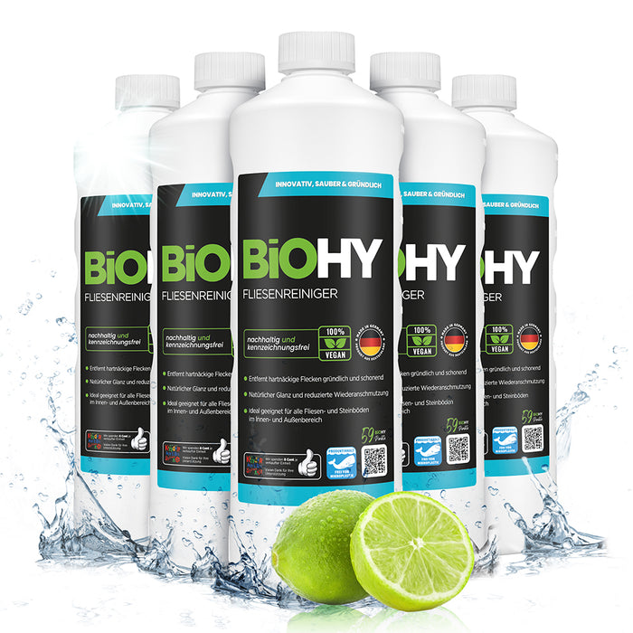 BiOHY nettoyant pour carrelage, nettoyant pour sol carrelé, huile pour carrelage