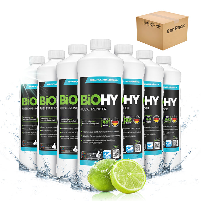 BiOHY nettoyant pour carrelage, nettoyant pour sol carrelé, huile pour carrelage