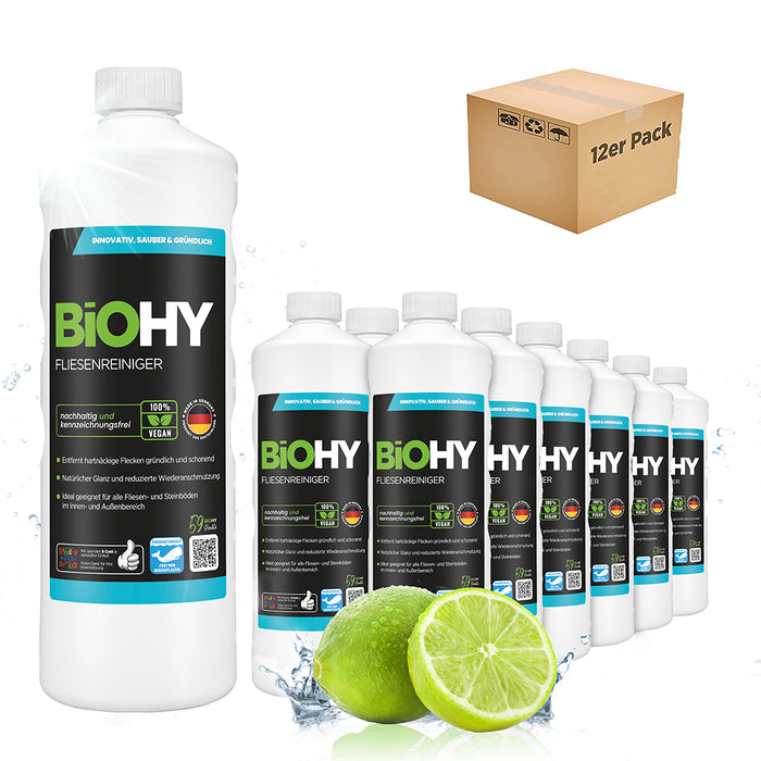 BiOHY nettoyant pour carrelage, nettoyant pour sol carrelé, huile pour carrelage