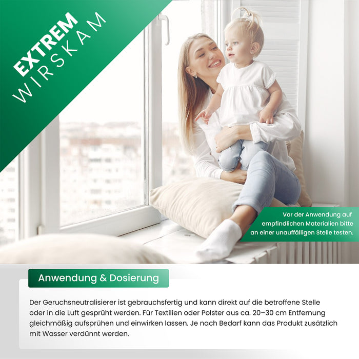 BIOHY neutralisateur d'odeurs, éliminateur d'odeurs, purificateur d'air, tueur d'odeurs