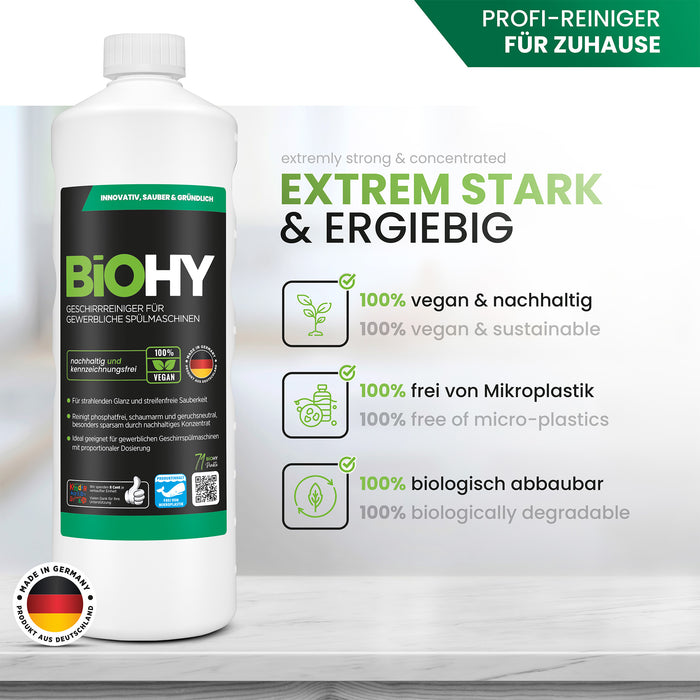 BiOHY Dishwashing Detergent, Dishwashing Liquid, Dishwashing Liquid, Organic Concentrate