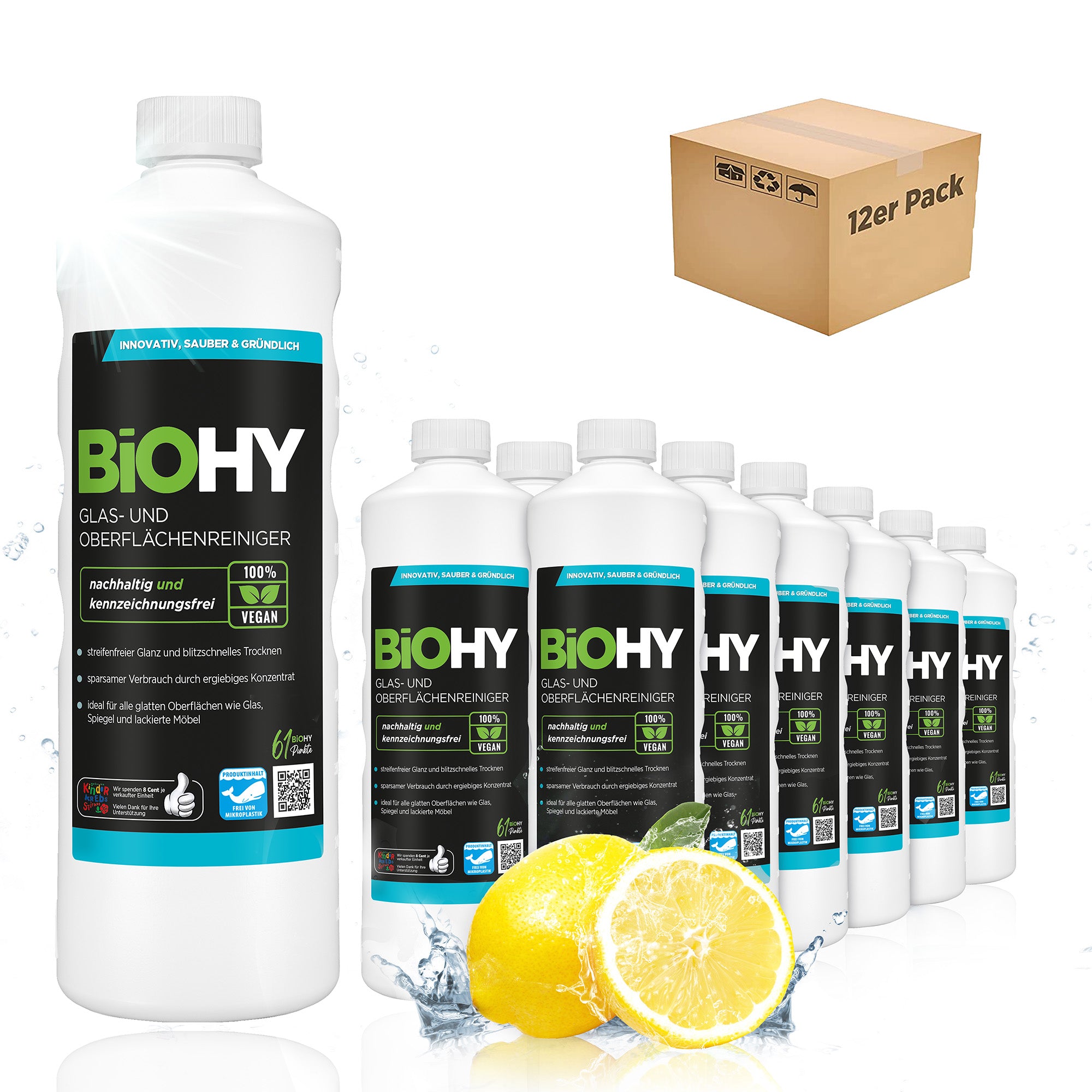 BiOHY intensive cleaner, industrial cleaner, universal cleaner, cleaning agent concentrate