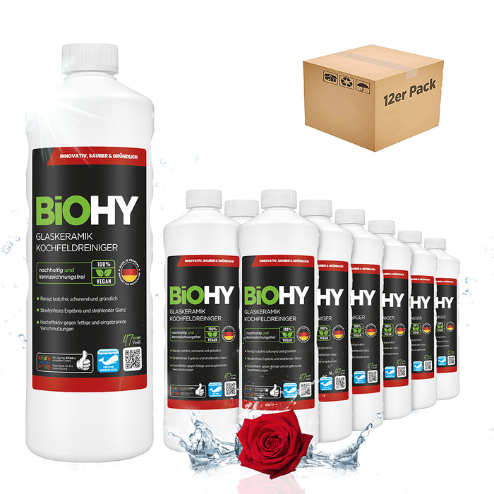 BiOHY glass ceramic hob cleaner, ceramic hob cleaner, glass ceramic cleaner, stove cleaner