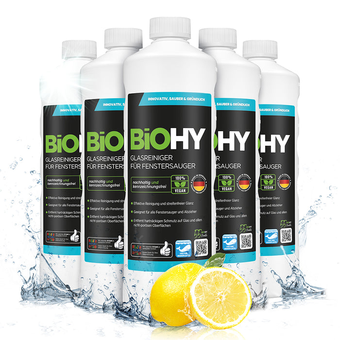 BiOHY Nettoyant pour vitres pour aspirateur de vitres, nettoyant pour vitres