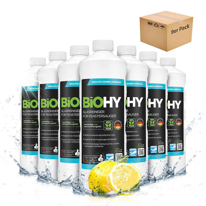 BiOHY Nettoyant pour vitres pour aspirateur de vitres, nettoyant pour vitres