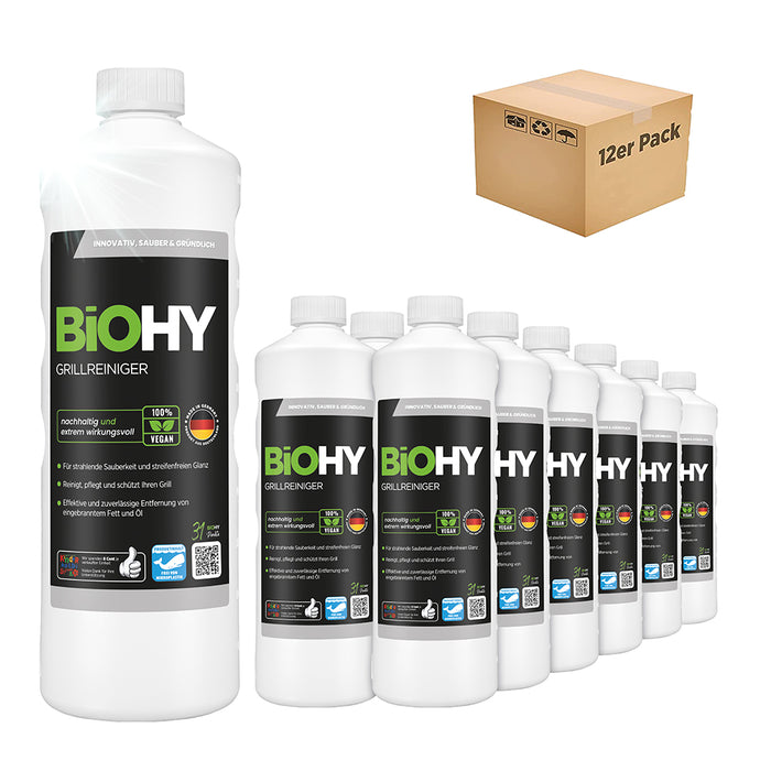BiOHY nettoyant pour barbecue, nettoyant pour barbecue à gaz, nettoyant pour BBQ, nettoyant pour grille de barbecue