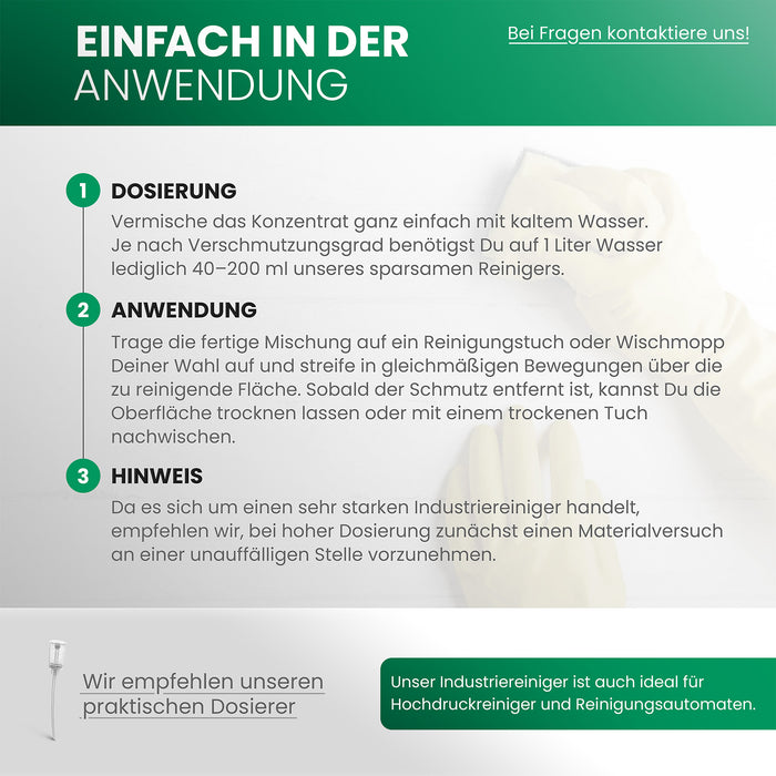 BiOHY nettoyant industriel, nettoyant pour atelier, nettoyant universel, bio concentré