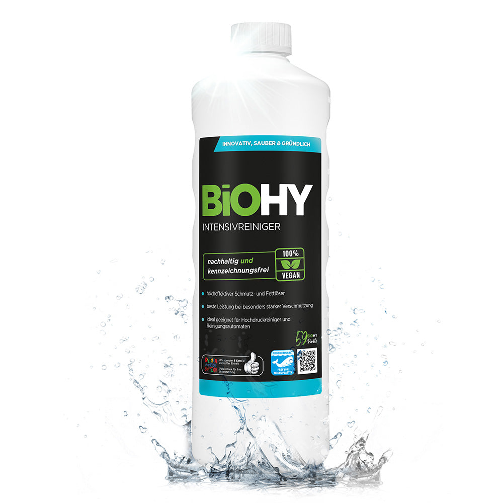 BiOHY intensive cleaner, industrial cleaner, universal cleaner, cleaning agent concentrate