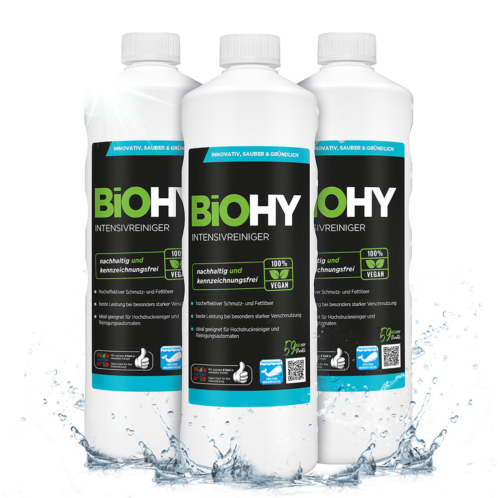 BiOHY intensive cleaner, industrial cleaner, universal cleaner, cleaning agent concentrate
