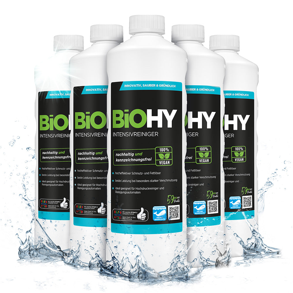 BiOHY intensive cleaner, industrial cleaner, universal cleaner, cleaning agent concentrate