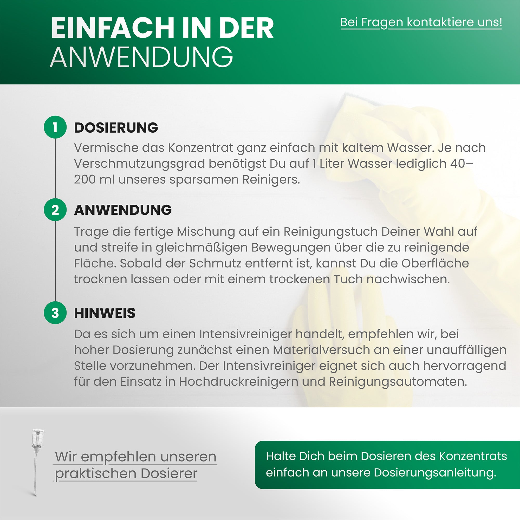 BiOHY intensive cleaner, industrial cleaner, universal cleaner, cleaning agent concentrate